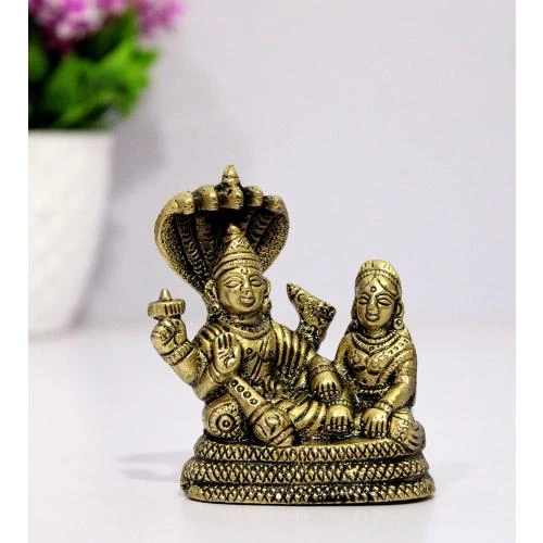 Détail de eSplanade Sculpture Lakshmi Narayan, Idole Vishnu 7,9 cm