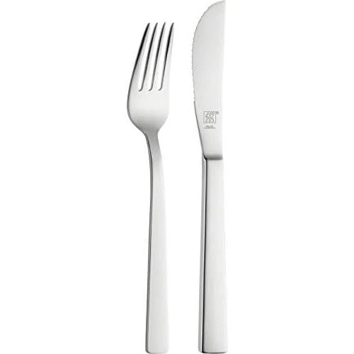 Zoom sur ZWILLING Couverts Pizza Inox 18/10 Argent Série Dinner