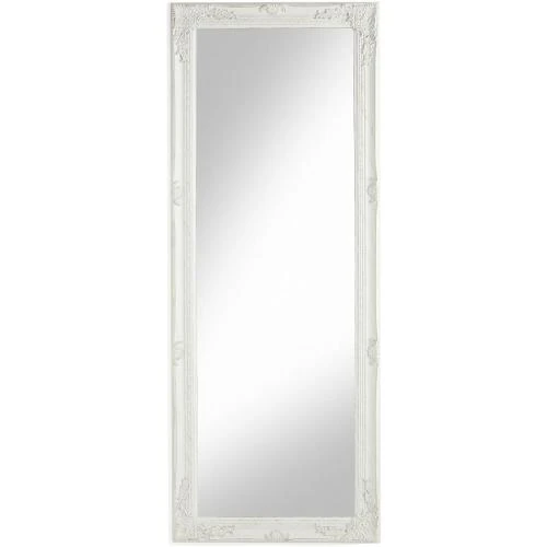 MONTEMAGGI Miroir mural cadre bois blanc rectangulaire - Vue principale