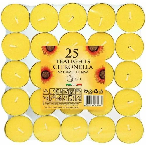Détail de Bougies chauffe-plat citronnelle, Price 39 S Candles, lot 25
