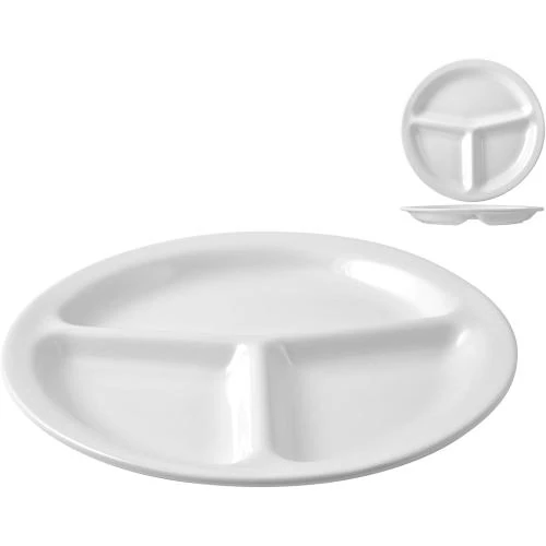 Zoom sur Plat Saturnia Naples Blanc, design élégant, qualité supérieure