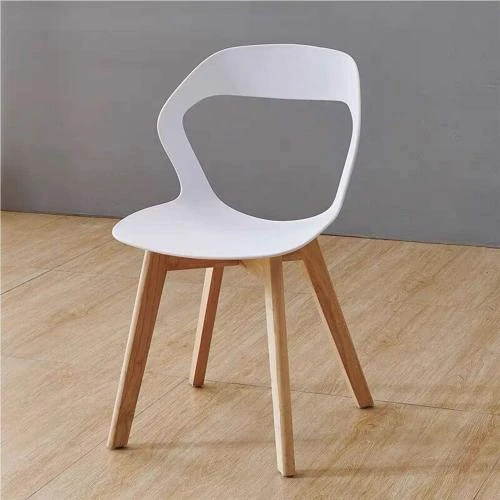 Détail de Chaises Salle à Manger Lot 6, Design Moderne Blanc