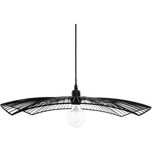 Suspension filaire noire métal D58 cm Atmosphera - Vue principale