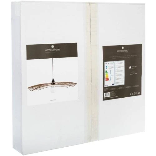 Détail de Suspension filaire noire métal D58 cm Atmosphera
