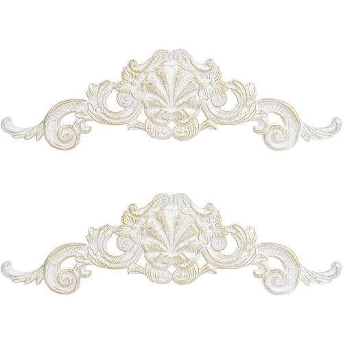 Sungmor Plaques murales fonte, style victorien, fleur de lis - Vue principale