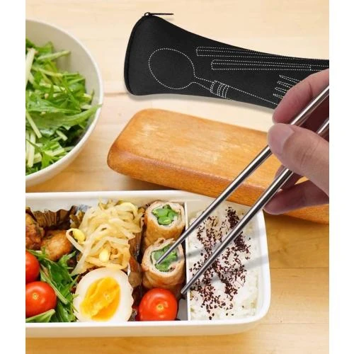 Zoom sur Boîte à Couvert Transportable, Sacs Rangement Néoprène Camping