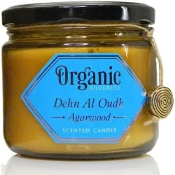 Bougie Cire de Soja, Agarwood, Parfum Naturel, Écologique