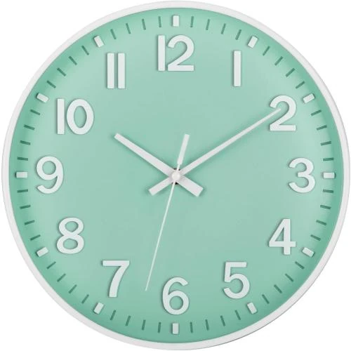 Horloge Murale Design Moderne, Quartz Silencieux, Vinilite - Vue principale
