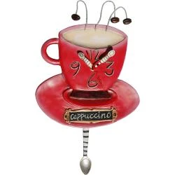 Horloge Capuccino Résine Allen Designs, Style Unique
