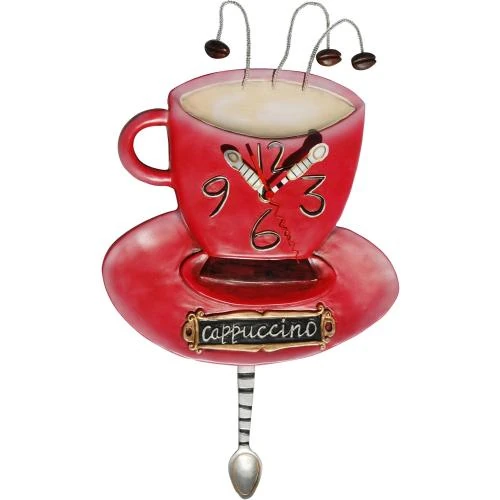 Horloge Capuccino Résine Allen Designs, Style Unique - Vue principale