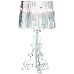 Kartell Bourgie Lampe de Table Cristal Dimmable - Design Élégant