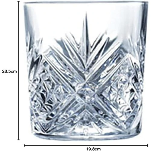 Zoom sur Verres en cristal Arcoroc Broadway, lot de 6, 300 ml