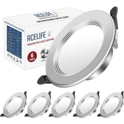 ACELIFE Spot LED Encastrable Extra Plat, Blanc Neutre