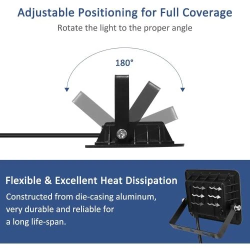 Zoom sur Caldarax Projecteur LED Extérieur 20W, 2000LM, Étanche