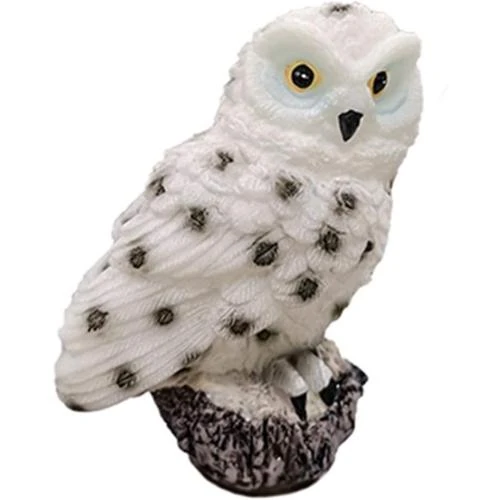 Détail de Lampes solaires LED hibou, décor jardin étanche