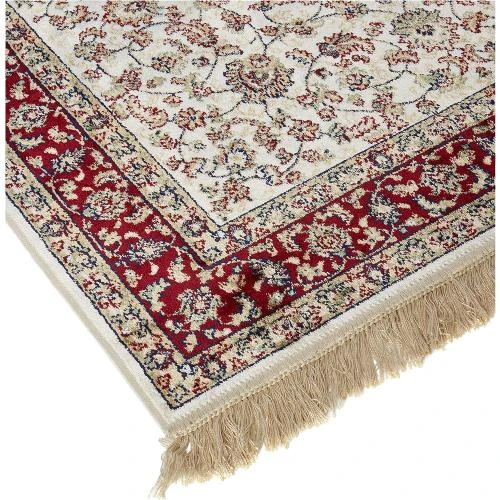 Détail de Tapis Rouge Ivoire ABC Tappeti Farshian Hereke