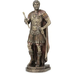 Statue Empereur Romain Hadrien Bronze Veronese Design