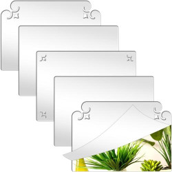 Présentation Miroir mural acrylique SNAIL GARDEN, lot de 5 carreaux