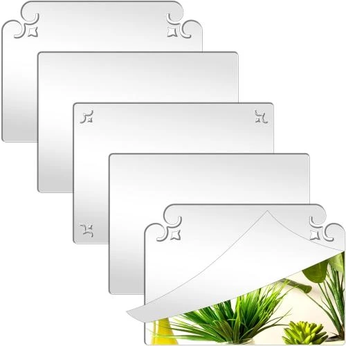 Miroir mural acrylique SNAIL GARDEN, lot de 5 carreaux - Vue principale