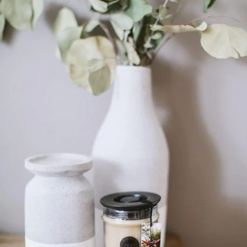 Zoom sur Bougie Parfumée Bridgewater, Jarre Petite, Après-Midi Détente