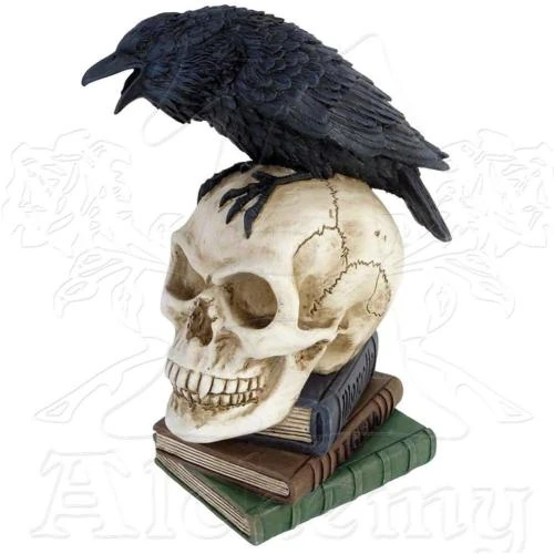 Alchemy Crane Résine Corbeau Style Shakespeare 20cm - Vue principale