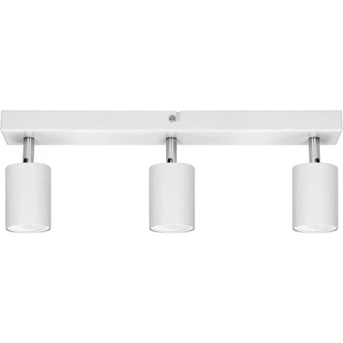 Détail de Applique Plafonnier GU10 3x50W Luminaire Blanc