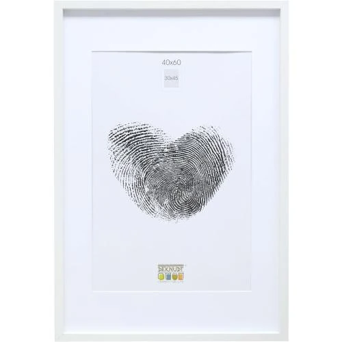 Cadre Photo Basic Moulure Bois MDF Blanc Deknudt - Vue principale