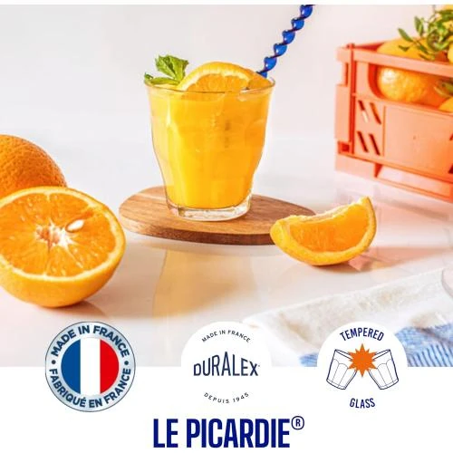Zoom sur Gobelets Duralex Picardie, Pack de 4, 25 Cl