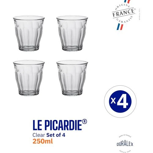 Détail de Gobelets Duralex Picardie, Pack de 4, 25 Cl