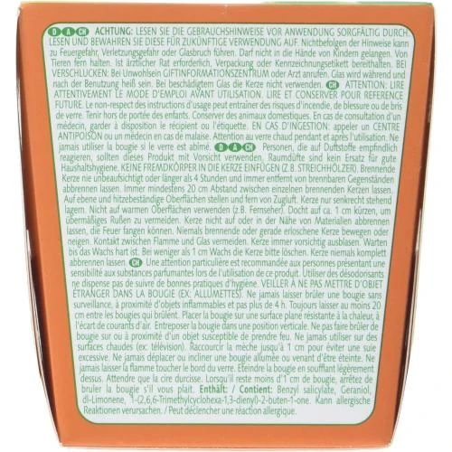 Zoom sur Air Wick Bougies Parfumées Orange, Anti-Tabac, Lot 6