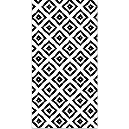 Tapis Vinyle Antidérapant Lavable Panorama Noir - Vue principale