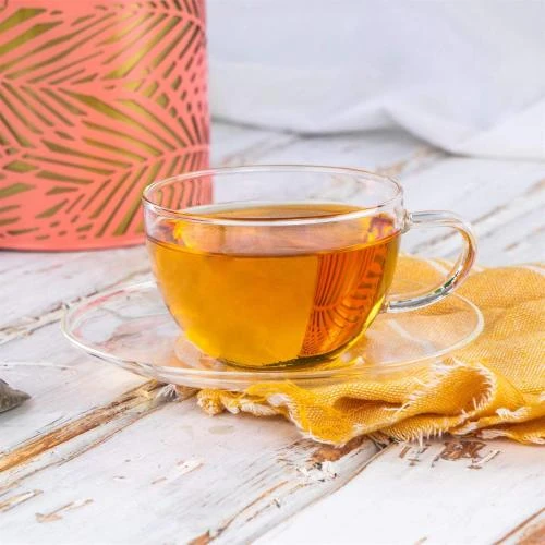 Détail de Tasses, Soucoupes, Transparentes, Verre, Cappuccino, Café