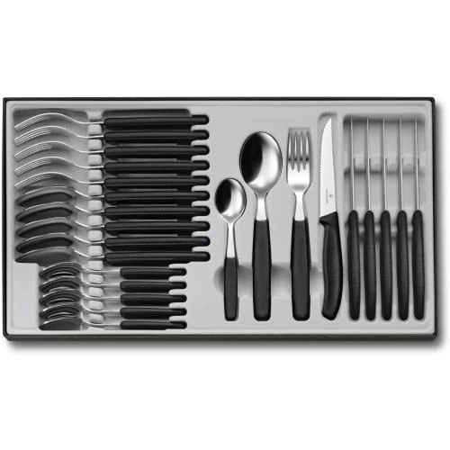 Victorinox Swiss Classic, Set 24 Couverts Noir - Vue principale