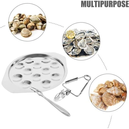Détail de Jeu 39 assiettes escargots, pince, fourchette inoxydable