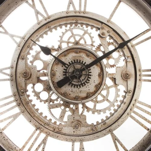 Détail de Horloge mécanique Ivy D61 cm, Atmosphera, design élégant