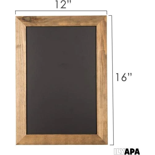Détail de Ilyapa Panneau Tableau Noir Rustique, 3 Couleurs