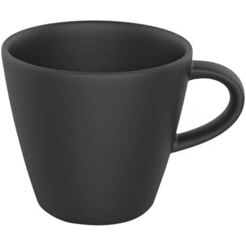 Détail de Tasses à café en porcelaine, lot 6, Villeroy Boch, noir