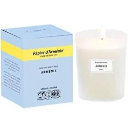 Bougie parfumée Armenie, désodorisant naturel, décorative