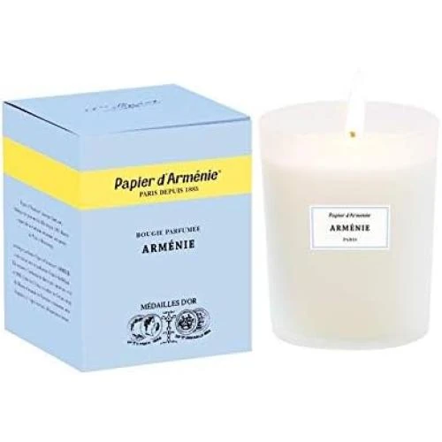 Bougie parfumée Armenie, désodorisant naturel, décorative - Vue principale