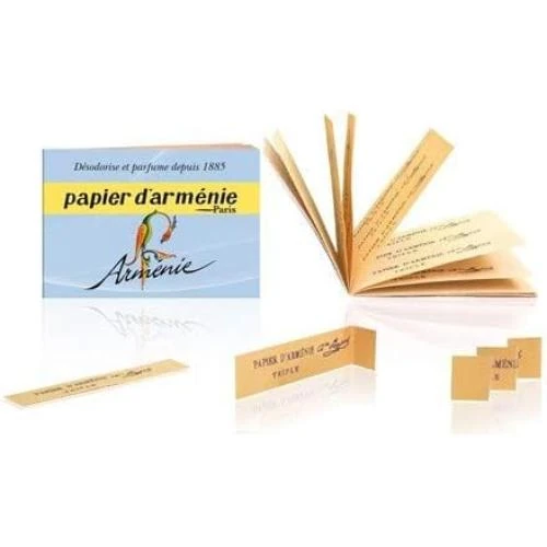 Zoom sur Bougie parfumée Armenie, désodorisant naturel, décorative
