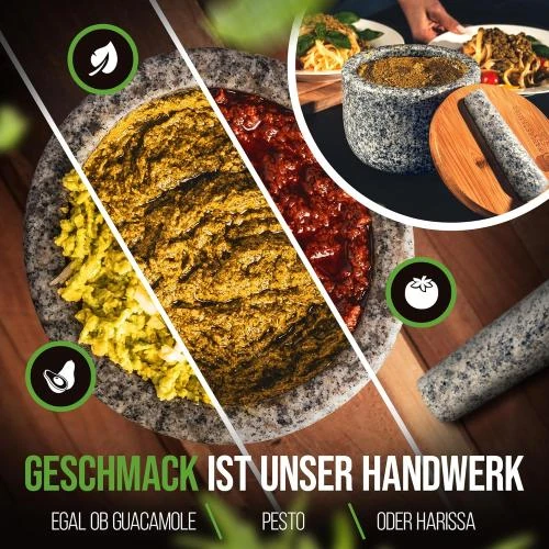 Zoom sur Naturschmied Mortier Granit Gris Clair, AirProof 2.0