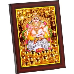 Cadre photo Zig Zag Lord Kubera, design chic, verre acrylique