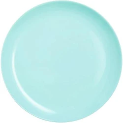 Assiette turquoise Luminarc, design moderne, qualité supérieure