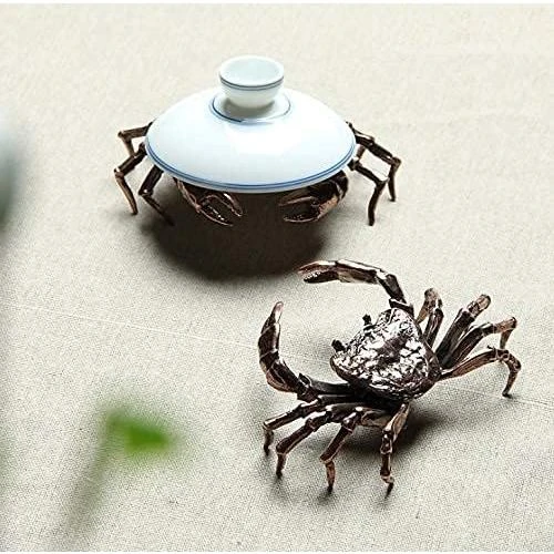 Détail de Biitfuu Statue Crabe, Sculpture Cuivre, Décoration Bureau