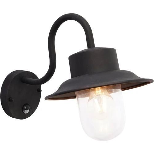 Applique murale extérieure Betta Lighting, détecteur mouvement, IP44 - Vue principale