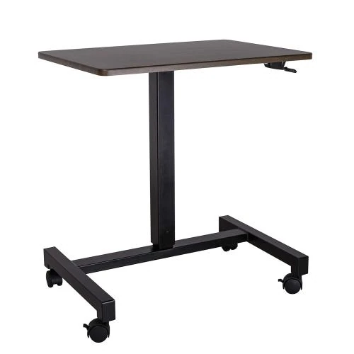 Bureau rectangulaire réglable, bureau de jeu, support moniteur, noir - Vue principale