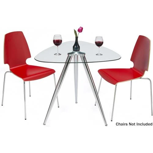 Zoom sur Table bistrot 3 côtés Mango Steam, design moderne