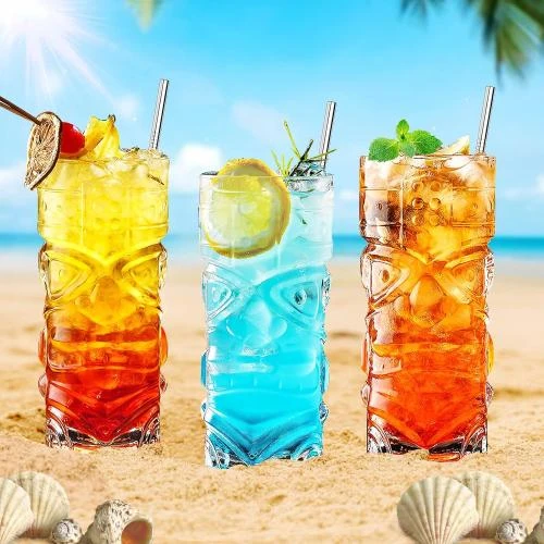 Zoom sur Lunettes Tiki transparentes Inftyle Store, style tendance
