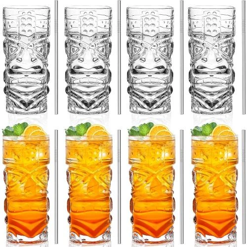 Lunettes Tiki transparentes Inftyle Store, style tendance - Vue principale
