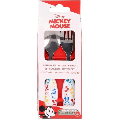 Détail de Ménagère 2 Pièces Métallique Mickey Mouse, Stor